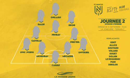 Dans le vestiaire, J2 – FCN – ASPTT Albi