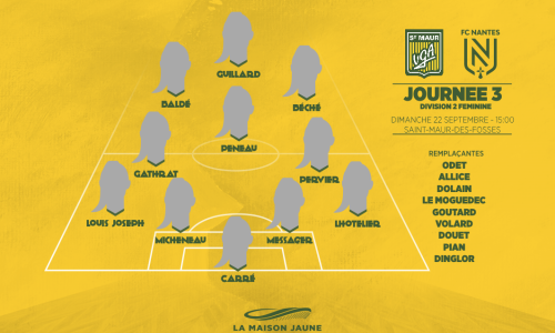 Dans le vestiaire, J3 : VGA Saint-Maur – FC Nantes