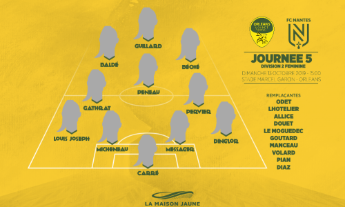 Dans le vestiaire, J5 : US Orléans Loiret – FC Nantes