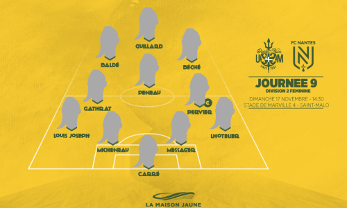 Dans le vestiaire, J9 : US Saint-Malo – FC Nantes