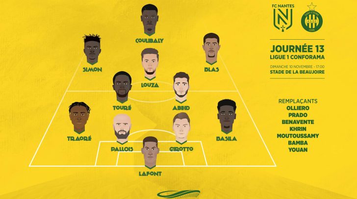Dans le vestiaire, J13 : FCN – ASSE