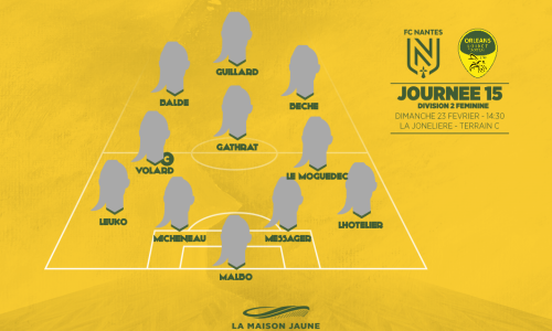 Dans le vestiaire, J15  : FC Nantes – US Orléans Loiret
