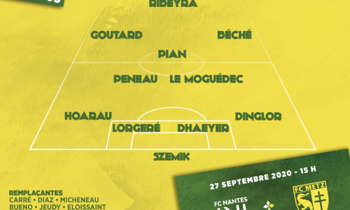 Dans le vestiaire, J3 : FC Nantes – FC Metz