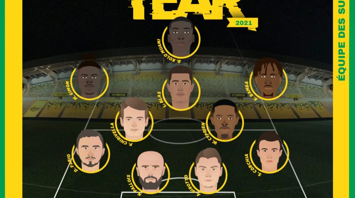 L’équipe-type des supporters en 2021